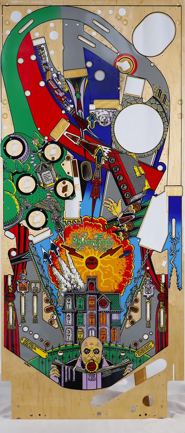 Addams Family pinball playfield